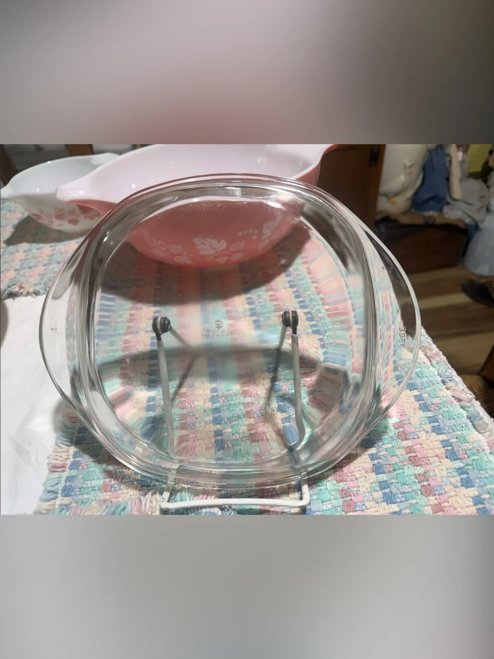 Pyrex Clear Glass Casserole Dish replacement lid 3055